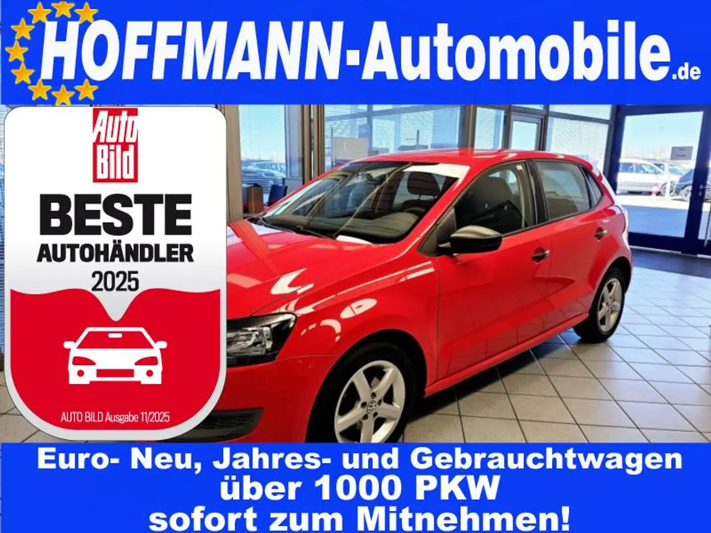 Volkswagen Polo Trendline Tüv 08-2026 Rood - 1