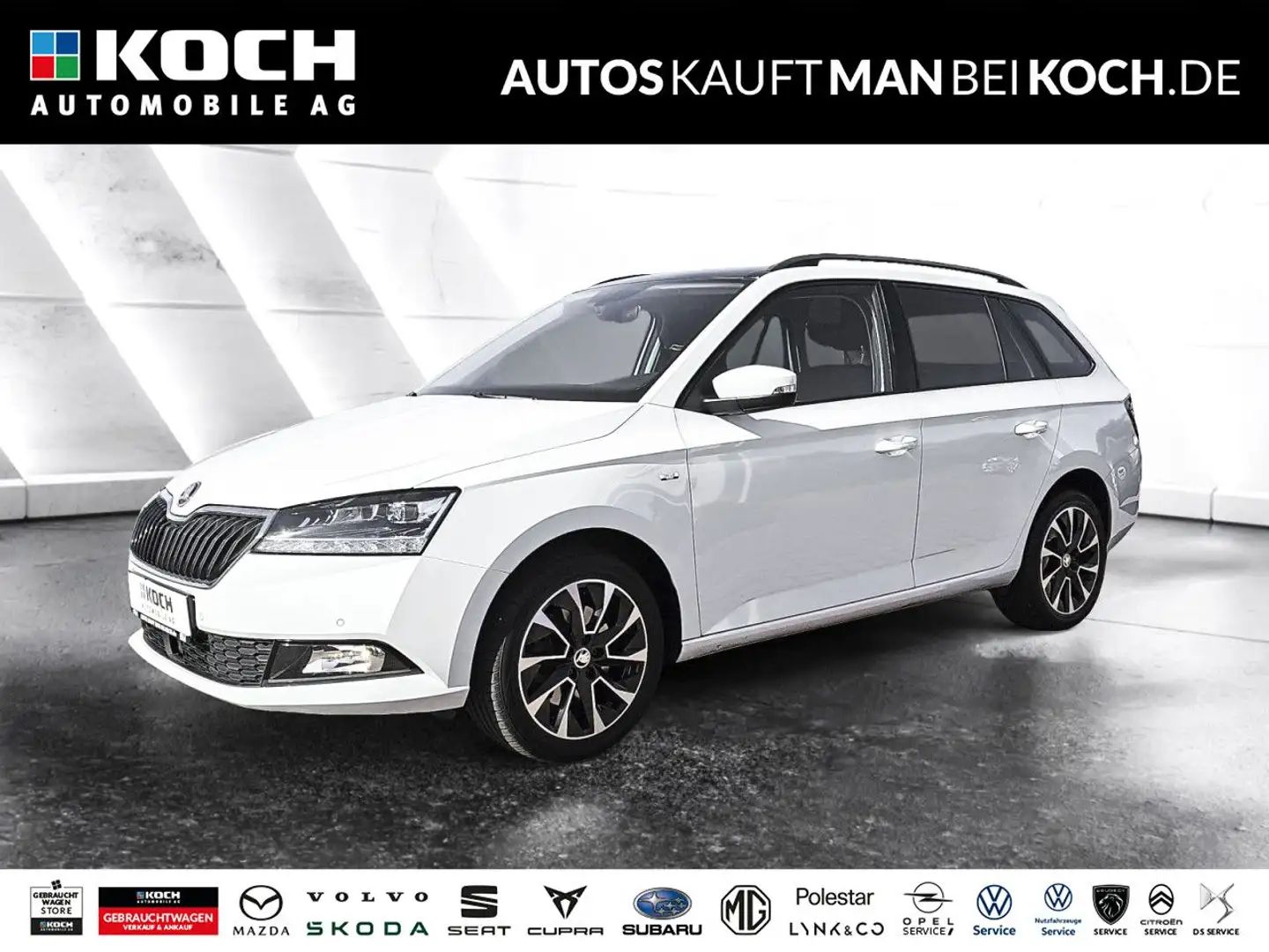 Skoda Fabia Combi 1.0 TSI Drive Best of,Pano,Kamera Navi Bianco - 1
