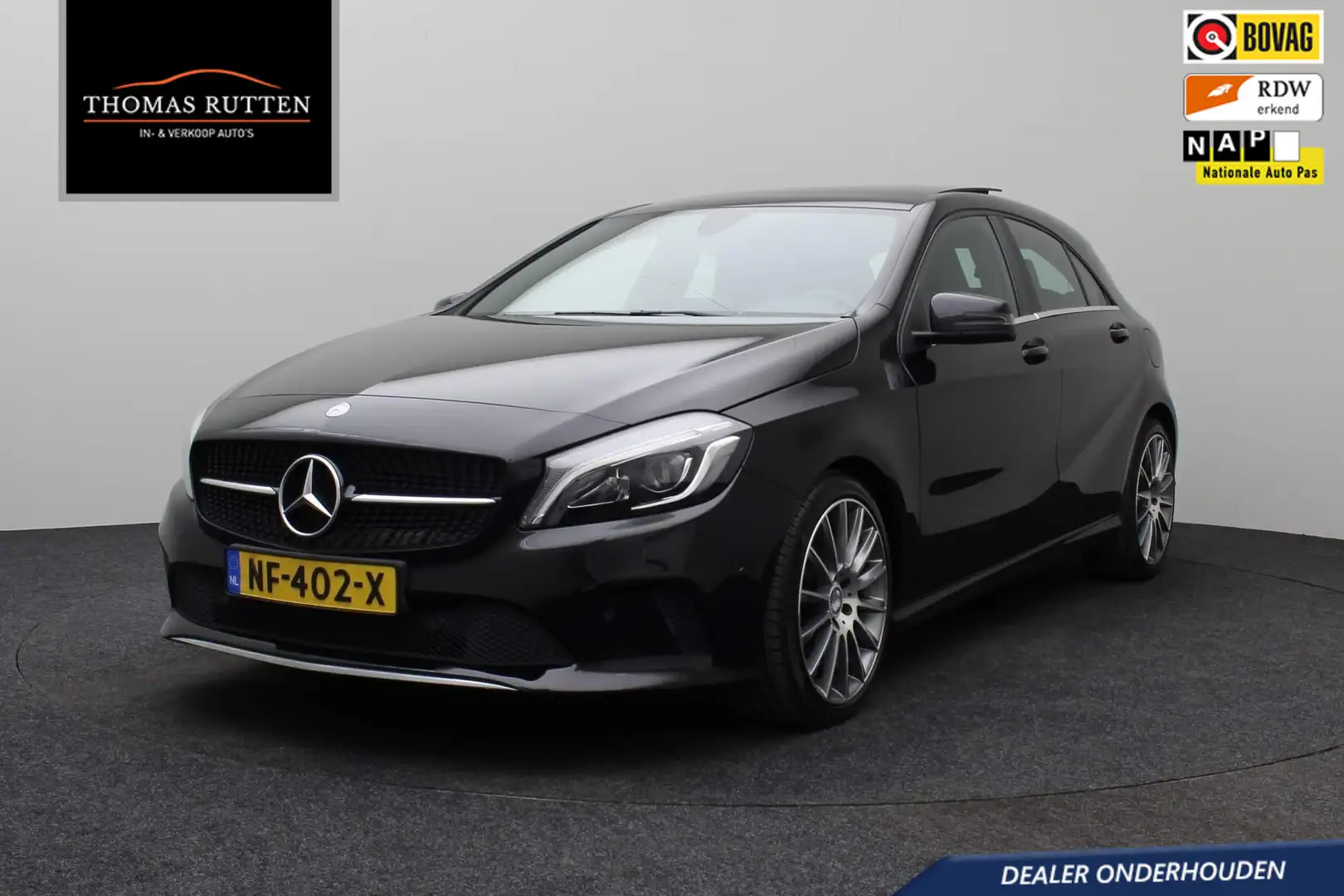 Mercedes-Benz A 180 Lease Edition Plus 2017 | Dealer Onderhouden | Sch Black - 1