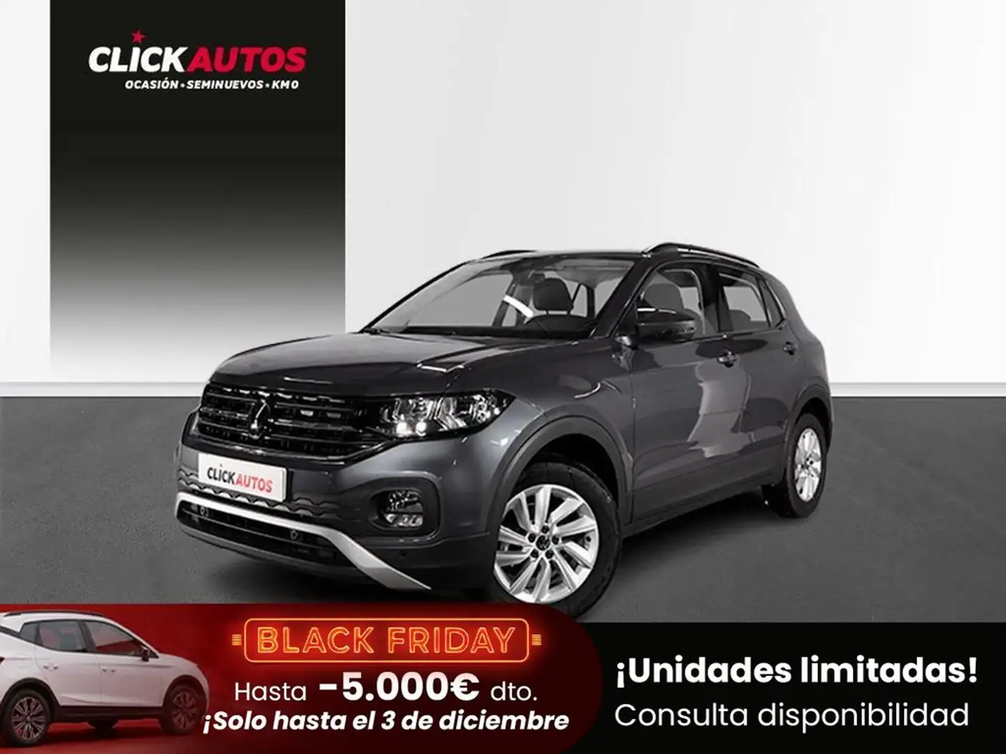 Volkswagen T-Cross 1.0 TSI Advance Gris - 1