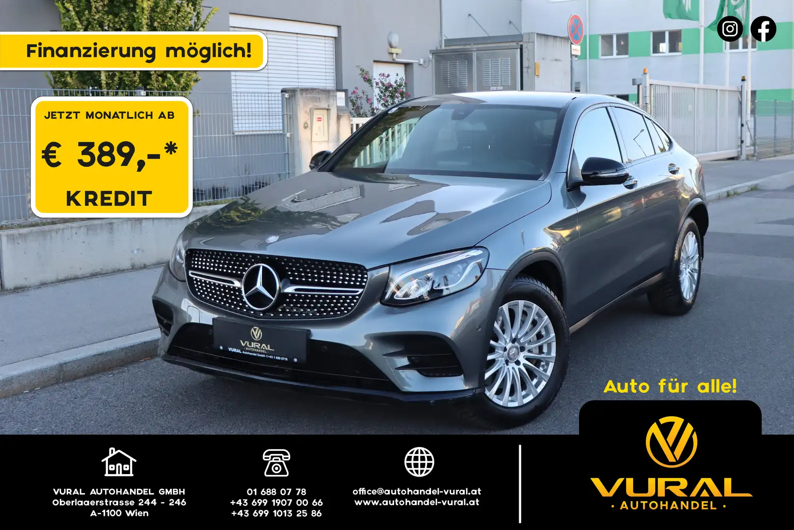 Mercedes-Benz GLC 220 GLC 220 d 4Matic AMG Line Grau - 1