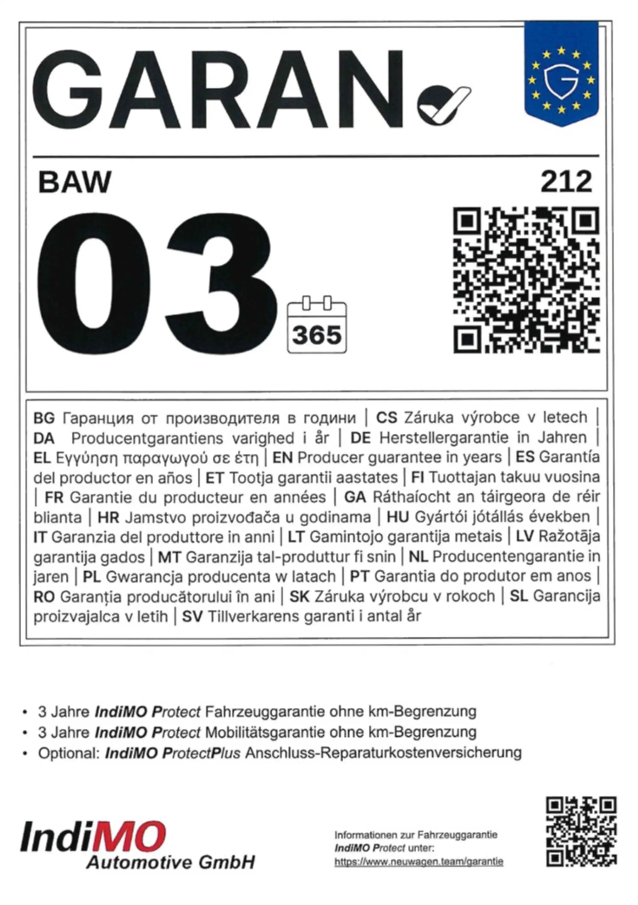 BAW 212 Neuwagen — photo 15