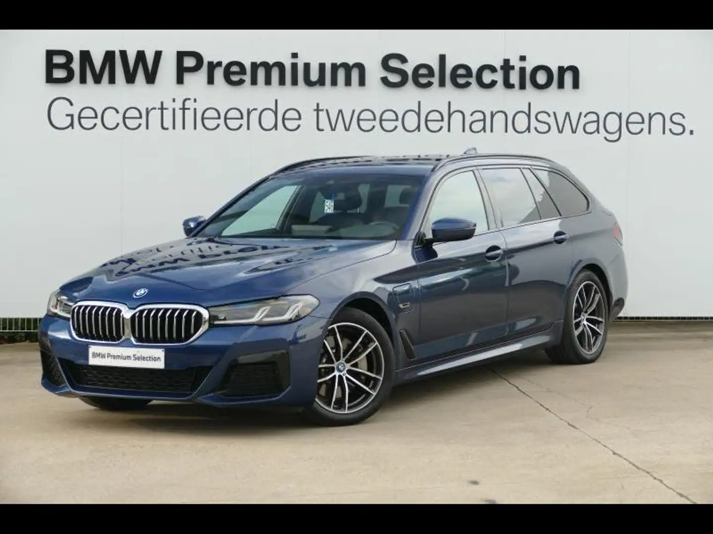 BMW 520 Touring Hybride M-SPORTPAKKET Blau - 1