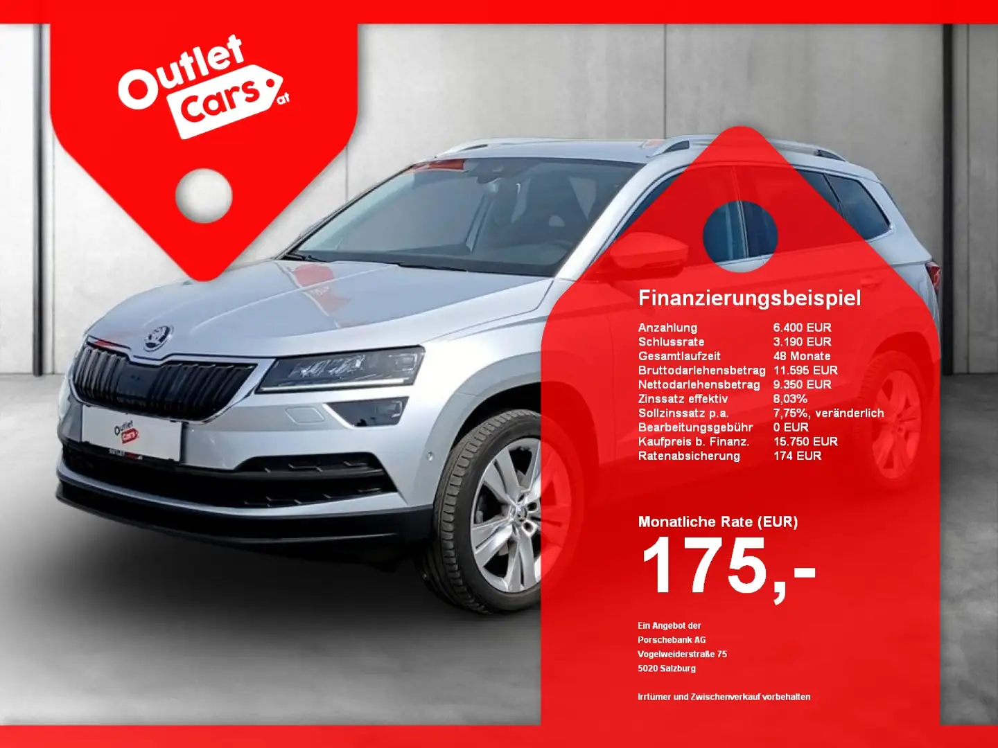 Skoda Karoq 1.6 TDI Style ASSIST+CARPLAY+LED+NAVI+RFK Silber - 1