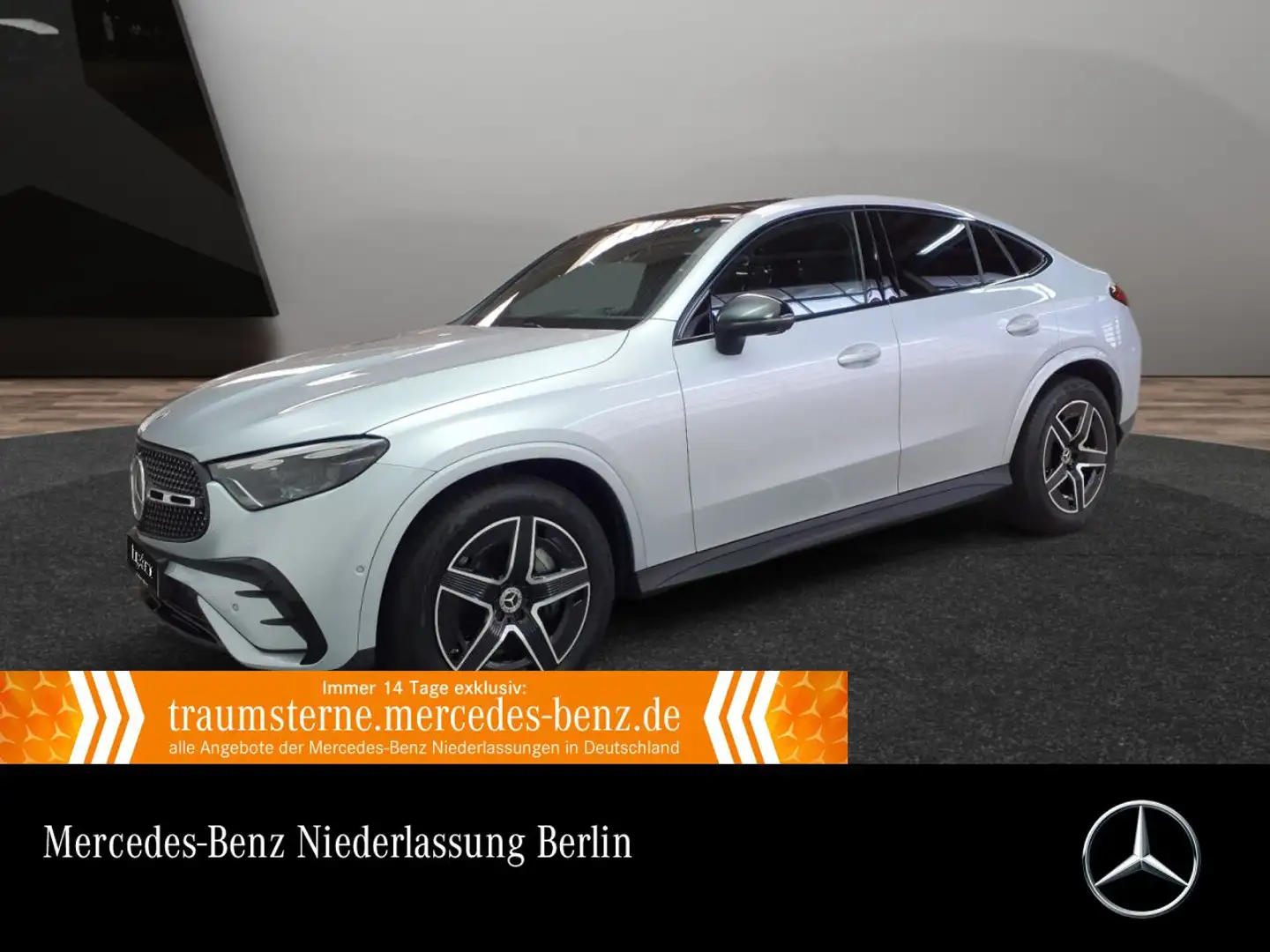 Mercedes-Benz GLC 450 d 4M AMG+NIGHT+PANO+360+AHK+BURMESTER+9G Silber - 1