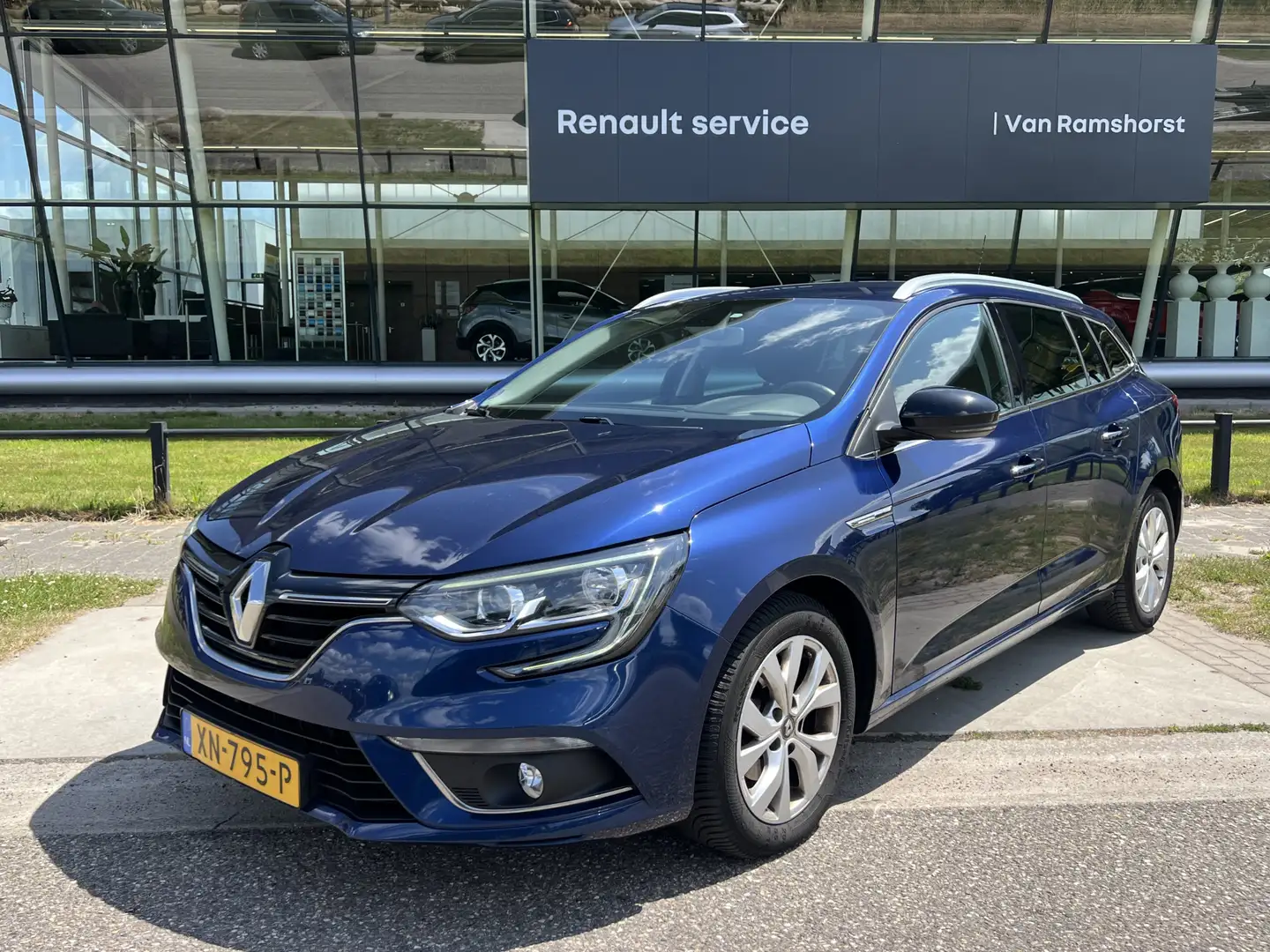 Renault Megane Estate 1.3 TCe Limited / Trekhaak / Keyless / Park Blauw - 1