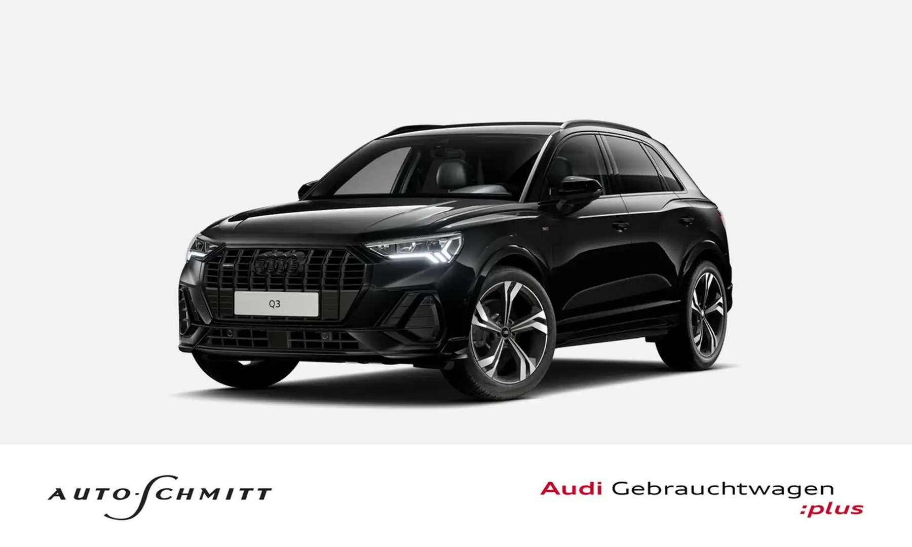 Audi Q3 40 TDI quattro S line LED Navi Rückfahrkamera Schwarz - 1