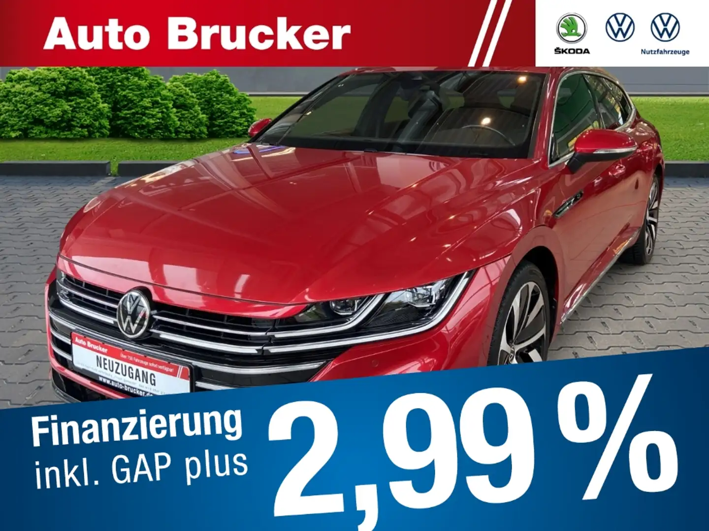 Volkswagen Arteon Shooting Brake R-Line 4Motion+LED+Pano-Dach+360-Gr Rot - 1