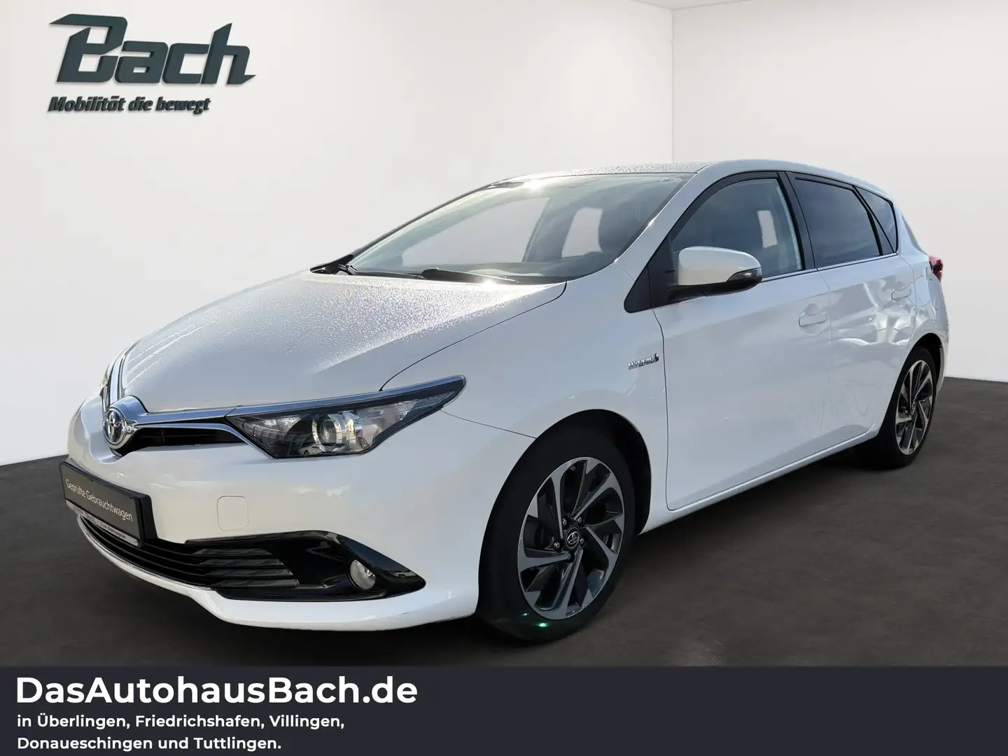 Toyota Auris 1,8 Hybrid Design Edition Kam.+KeyLess+LM Blanc - 1