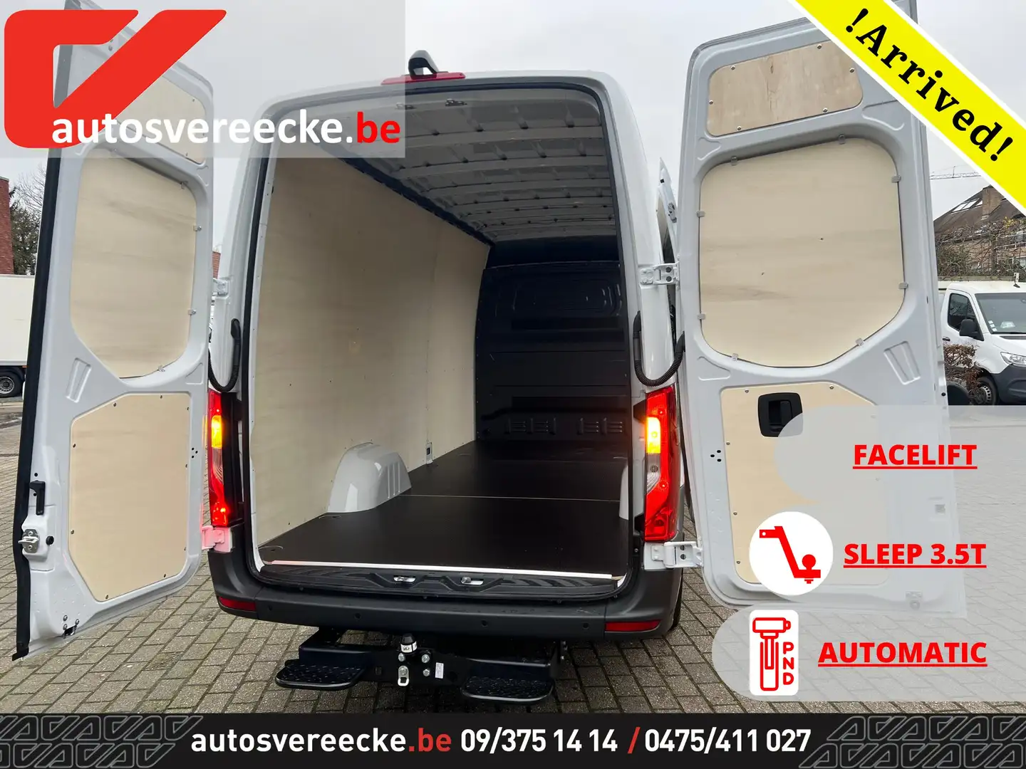 Mercedes-Benz Sprinter 317 L3H2 (48.500€ex) Facelift | 3.5T Trekhaak Blanco - 2