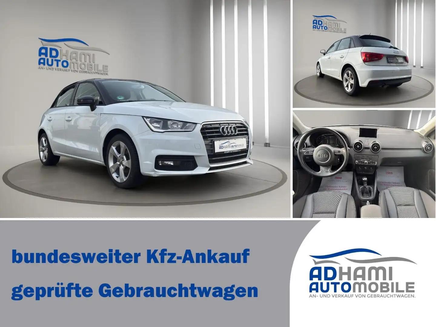 Audi A1 Sportback sport 1.HAND/KLIMA/NAVI/EURO6 Blanco - 2