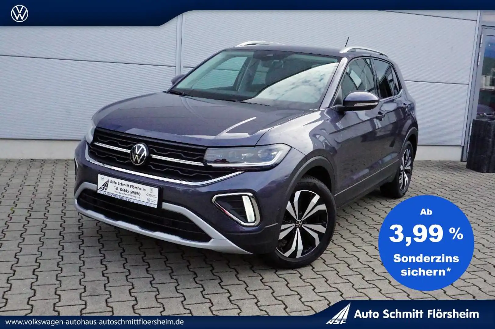 Volkswagen T-Cross Style 1.0 TSI 7-Gang-DSG Navi,LED,ACC,GJR Gri - 1