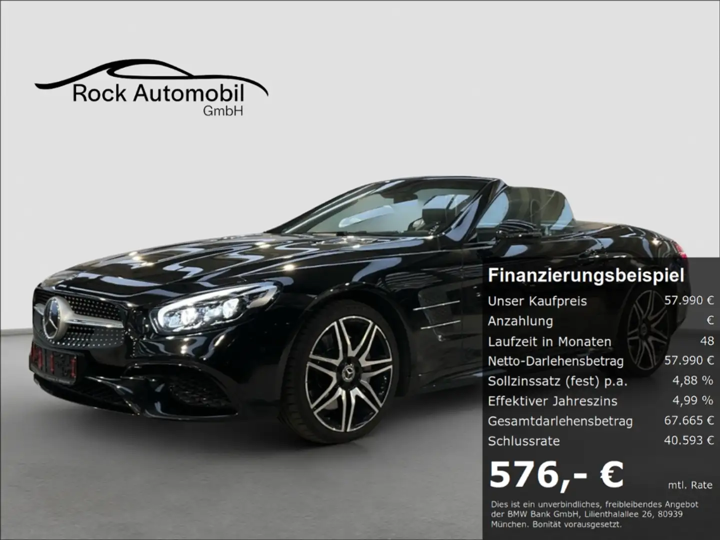 Mercedes-Benz SL 500 9G AMG NIGHT ABC *Deutsches Fahrzeug* Schwarz - 1