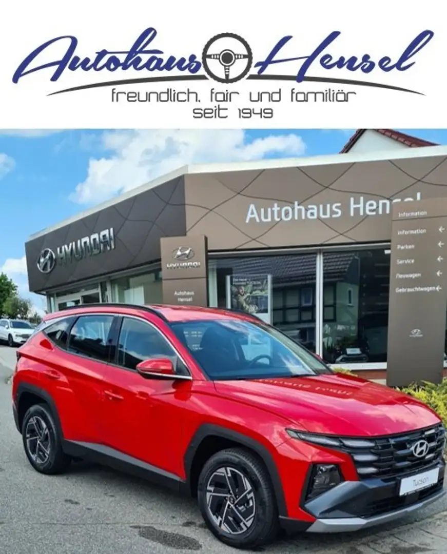 Hyundai TUCSON Hybrid 1.6 T-GDi Aut. Select LED Navi Bluelink Cam Rouge - 1