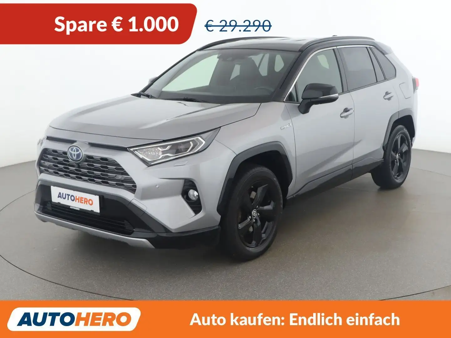 Toyota RAV 4 2.5 Hybrid 4x4 Style Grau - 1