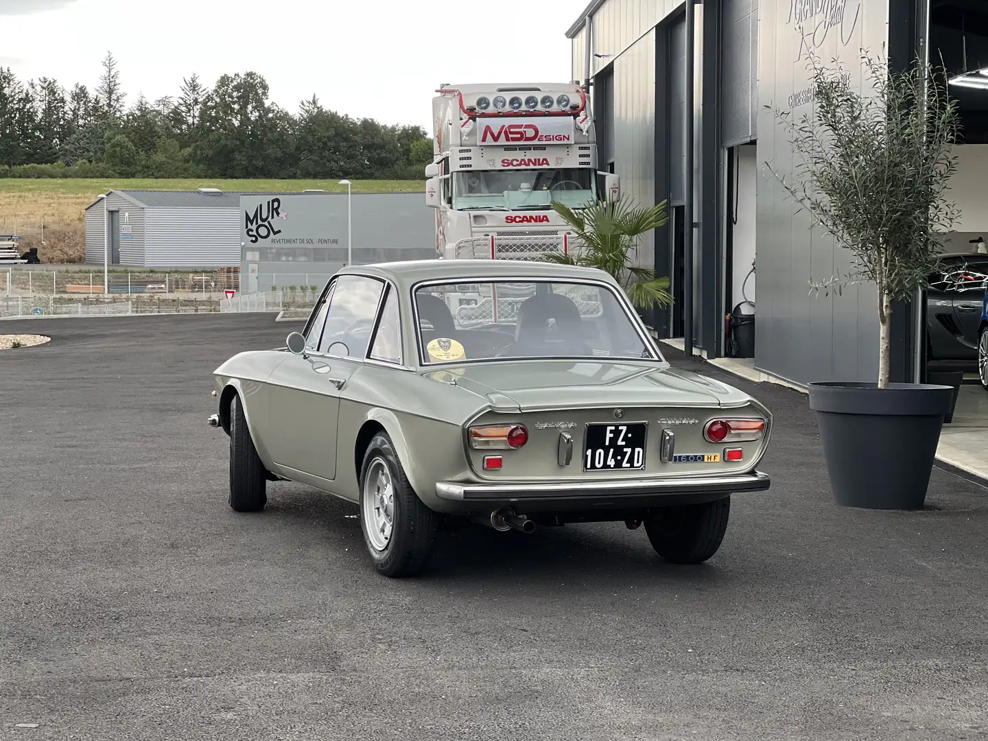 Lancia Fulvia 1600 HF Lusso Argent - 2