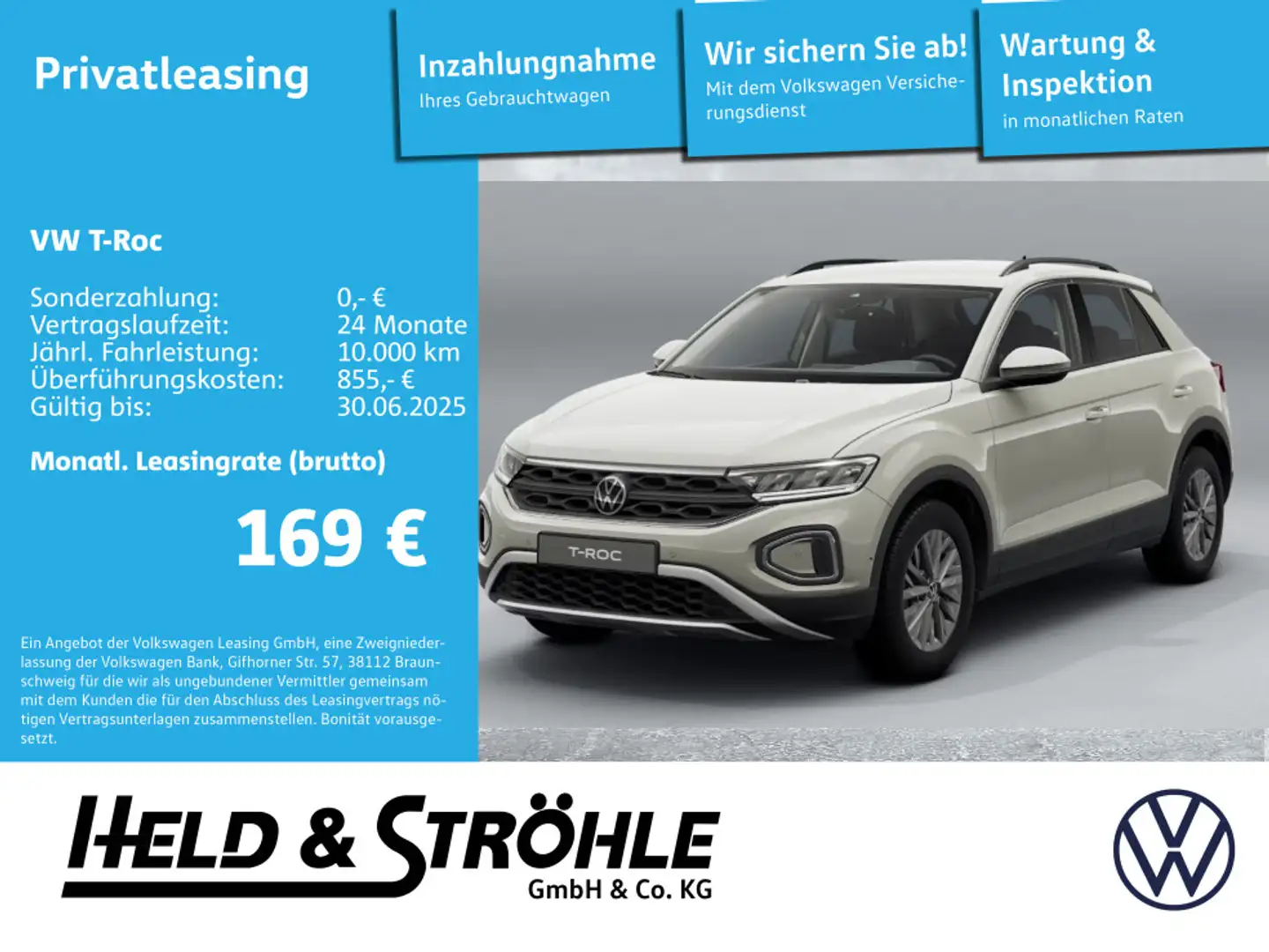 Volkswagen T-Roc Life 1.0 TSI 116PS Grau - 1