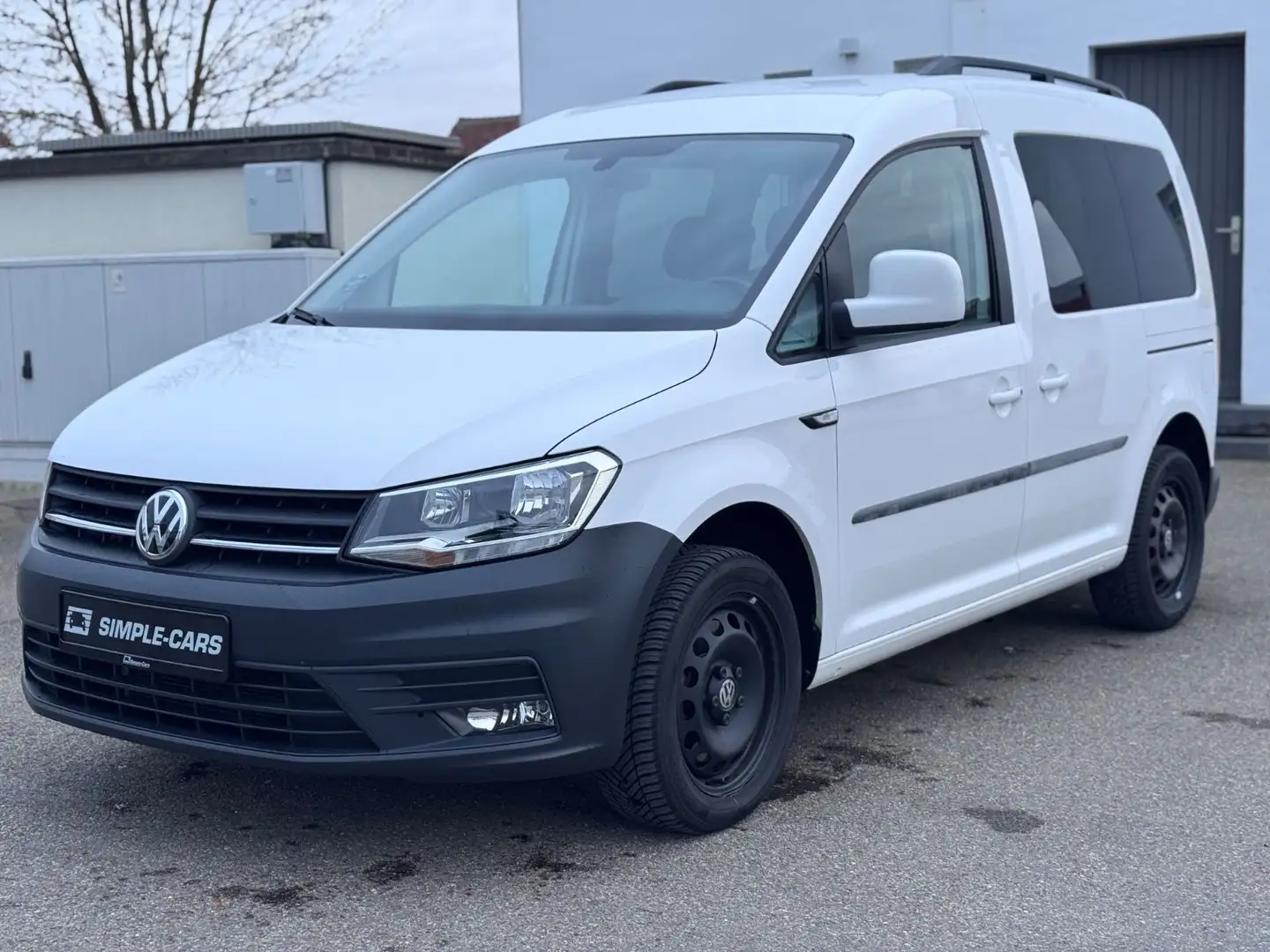 Volkswagen Caddy PKW Trendline BMT *KRAN*ROLLSTUHL*BEHINDER Wit - 2