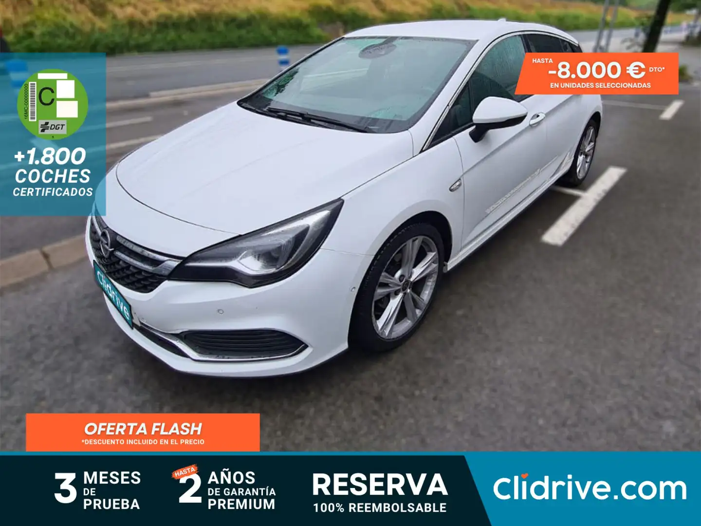 Opel Astra 1.4T S/S GSi Line 150 Blanco - 1