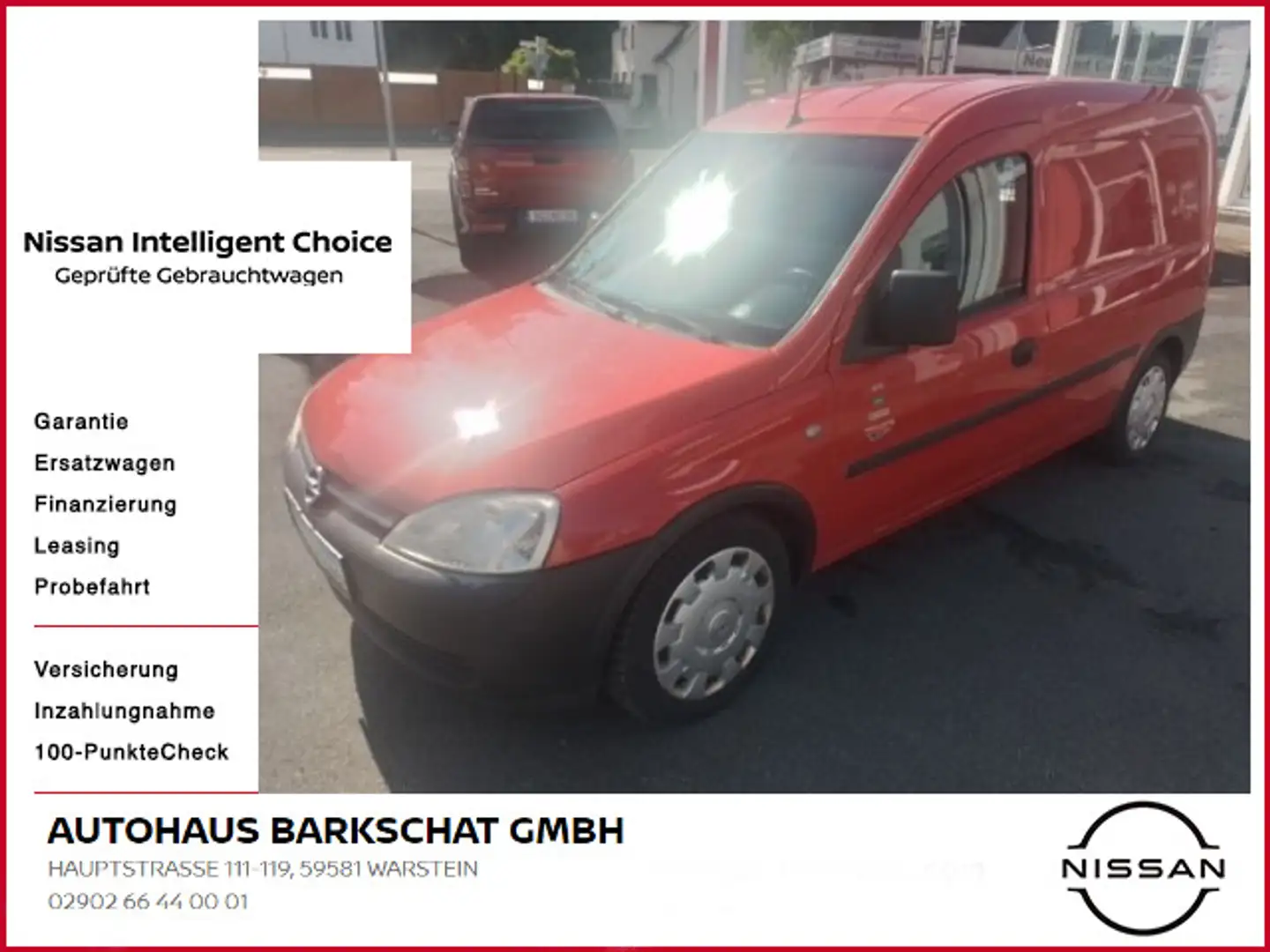 Opel Combo Kasten crvena - 1
