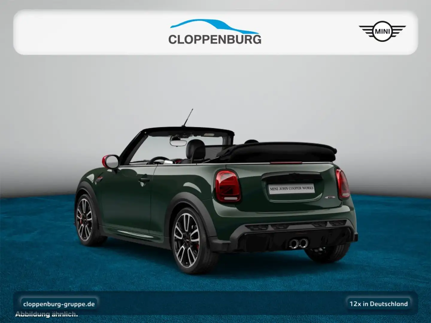 MINI John Cooper Works Cabrio John Cooper Works Navi+ACC+SHZ+KeyGO+Fernl.Ass Grün - 2