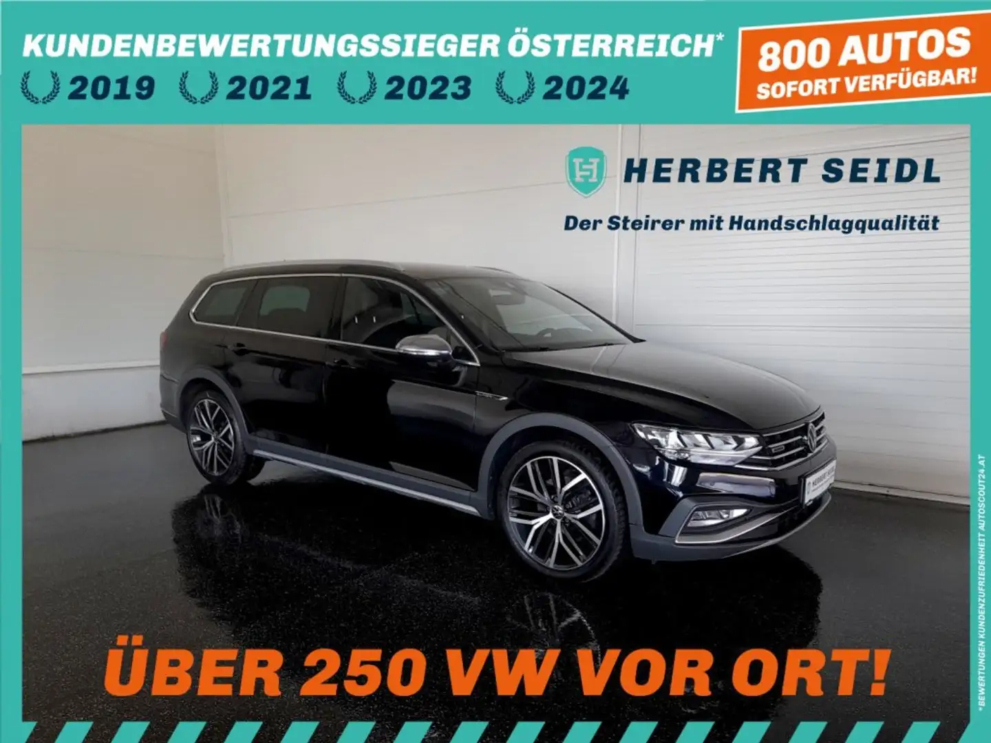 Volkswagen Passat ALLTRACK 4x4 2,0 TDI DSG *19 ZOLL / VOLL LED / NAVI / AHV & KAMERA / NAPPALEDER / ACC / DCC* Schwarz - 1