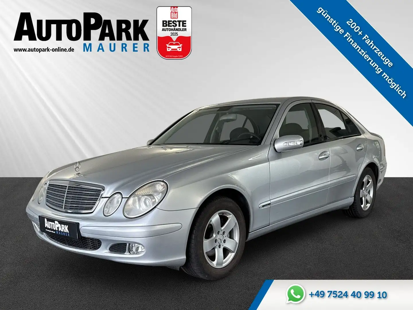 Mercedes-Benz E 200 Kompressor Silver - 1