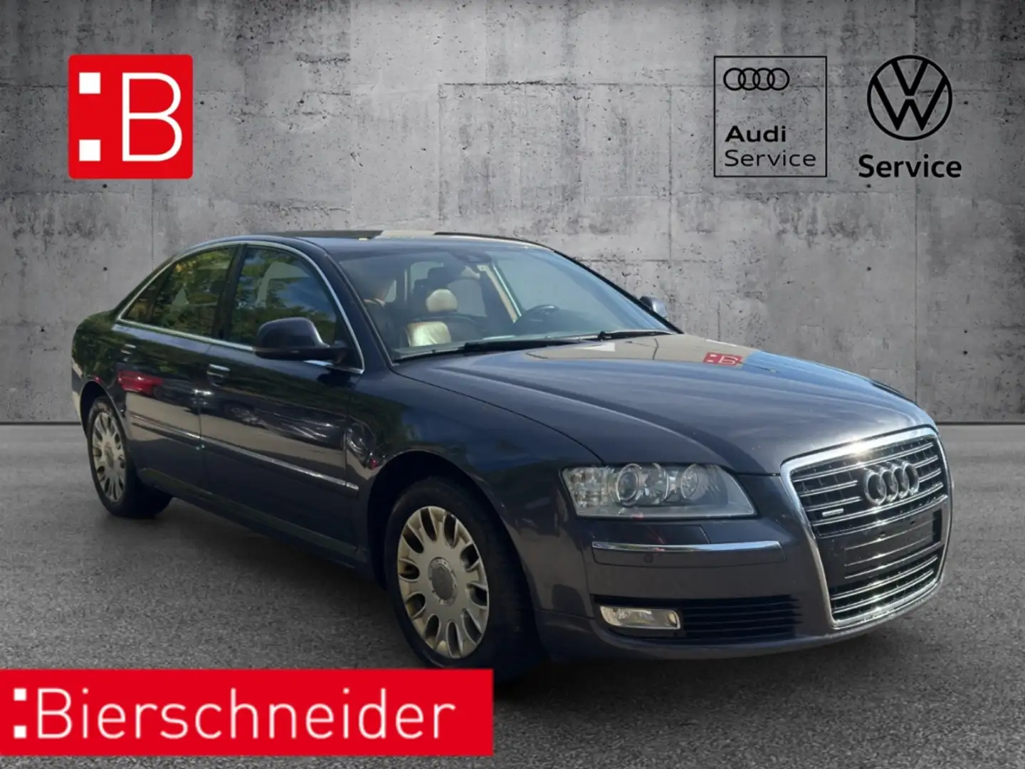 Audi A8 4.2 FSI quattro  Gewerbe Händler Export LEDER XENO Gris - 1