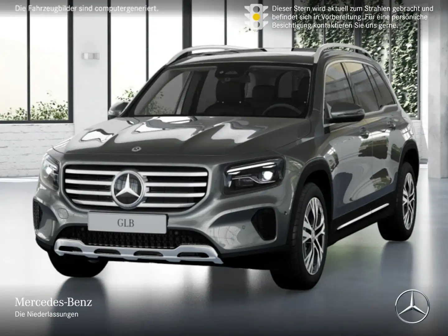 Mercedes-Benz GLB 220 4M PROGRESSIVE+PANO+AHK+MULTIBEAM+KAMERA Grau - 2
