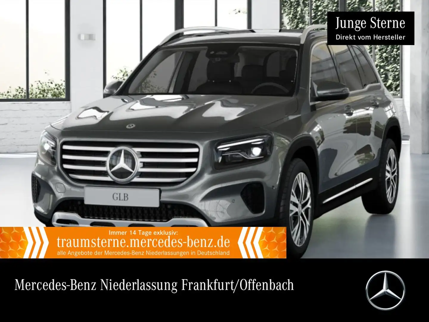 Mercedes-Benz GLB 220 4M PROGRESSIVE+PANO+AHK+MULTIBEAM+KAMERA Grau - 1