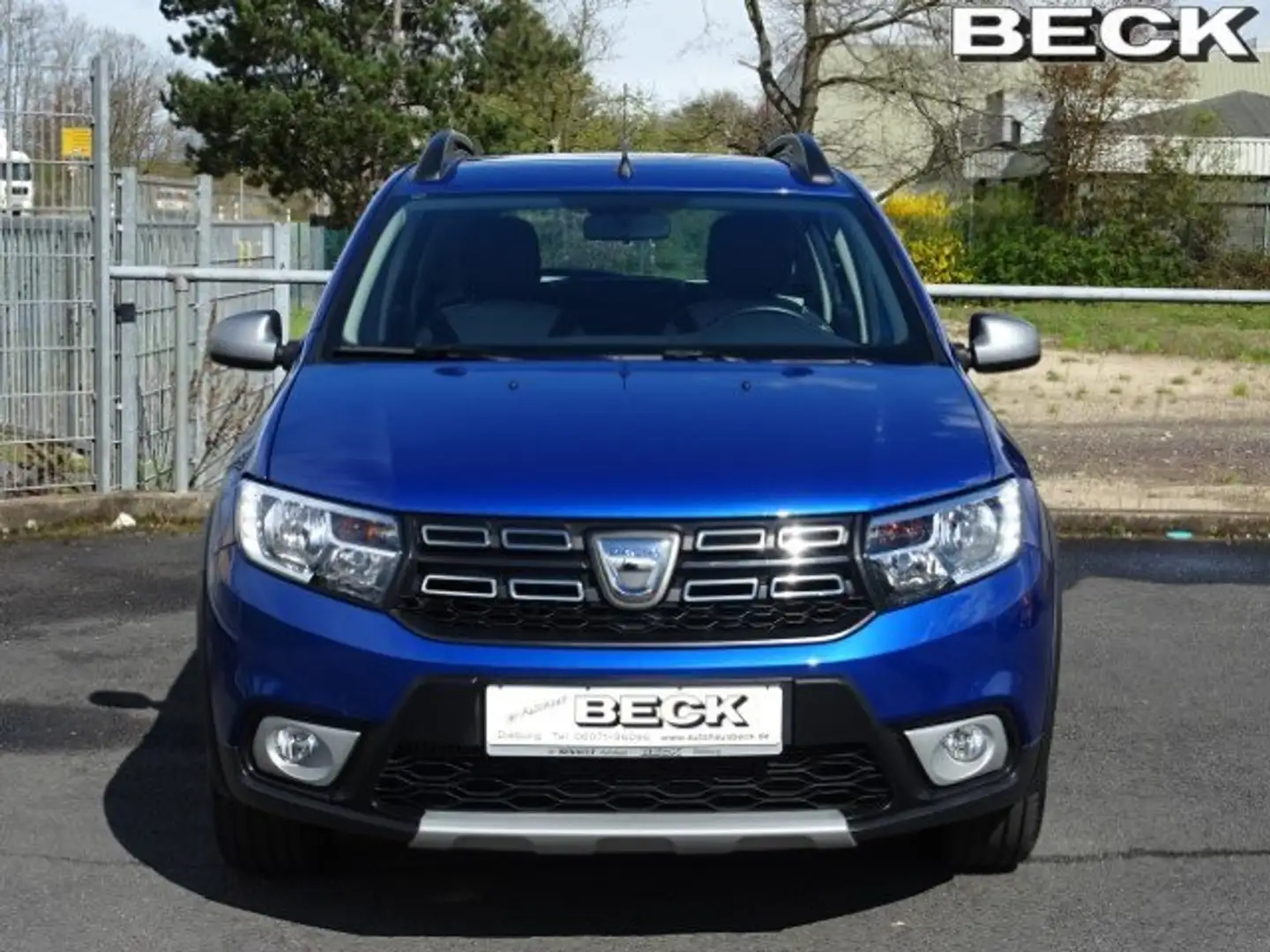 Dacia Sandero Stepway Prestige TCe 100 Eco-G | AHK,BT,Navi,PDC Bleu - 2