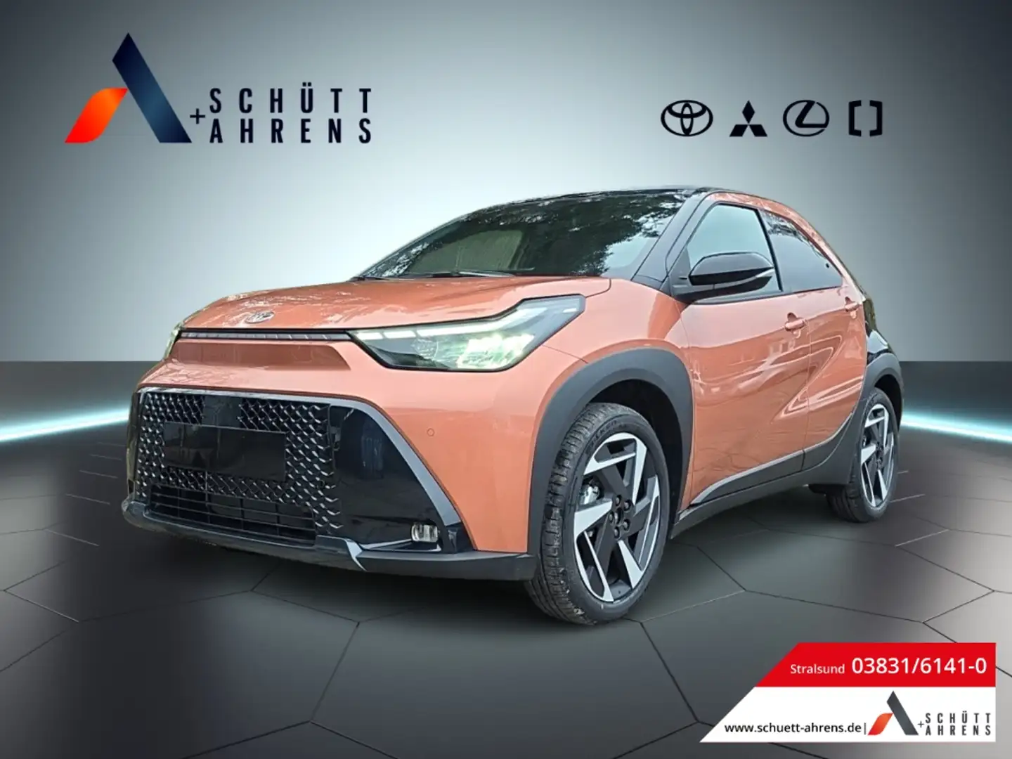 Toyota Aygo X 1,5 l Lounge CVT Keyless LED PDCv+h SHZ BT Totwink Bronze - 1