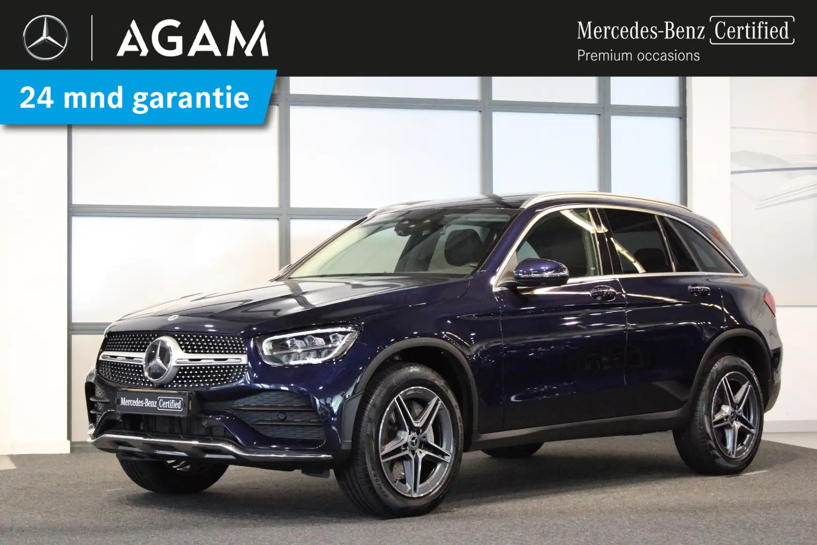 Mercedes-Benz GLC 300 300e 4MATIC Business Solution PLUS AMG Panorama da Blauw - 1