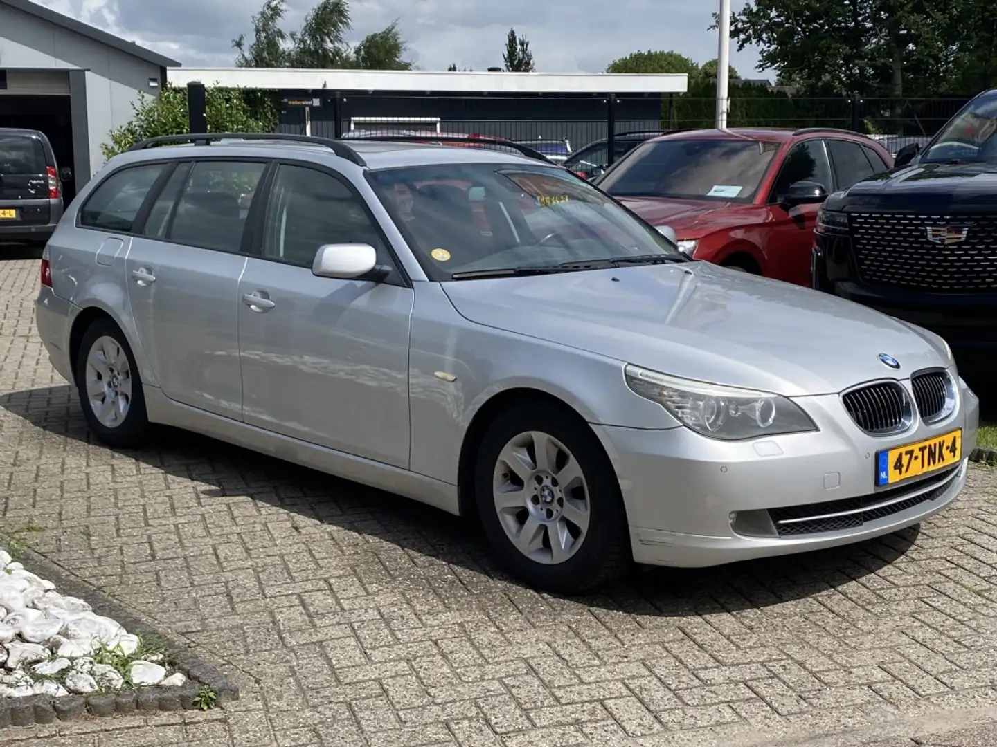 BMW 525 5-serie Touring 525D Diesel 6-Cilinder 2008 Grijs Szary - 2