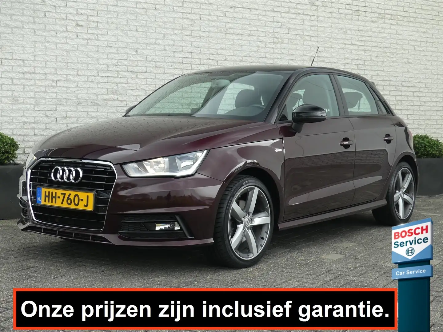 Audi A1 1.4TFSI 125PK S-LINE AUTOMAAT NAVI/CRUISE/TREKHAAK Paars - 1
