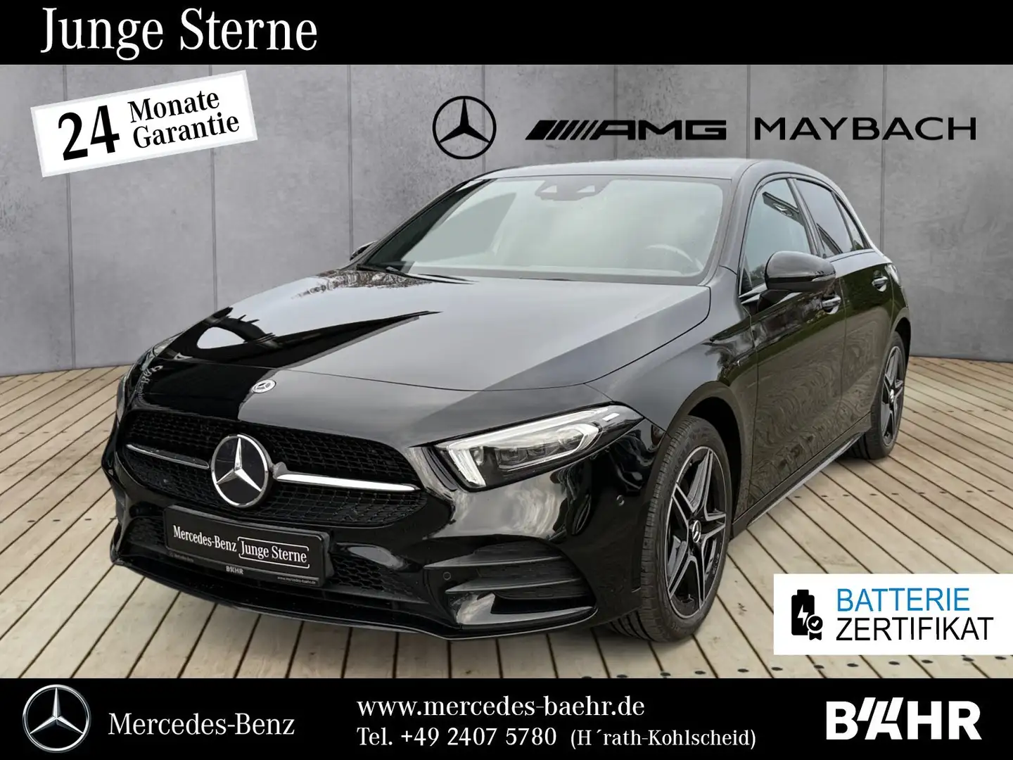 Mercedes-Benz A 250 A 250 e AMG+Night/MBUX/Multbeam/Totwinkel/RFK Navi Schwarz - 1