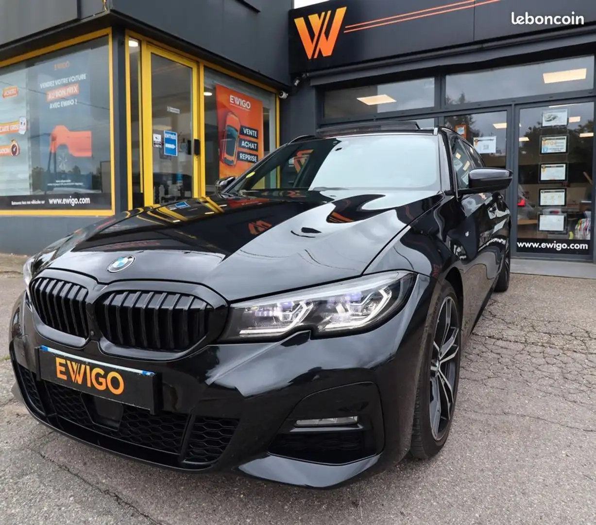 BMW 320 Touring 2.0 320 D 190 MHEV HYBRID M SPORT XDRIVE BVA Noir - 2