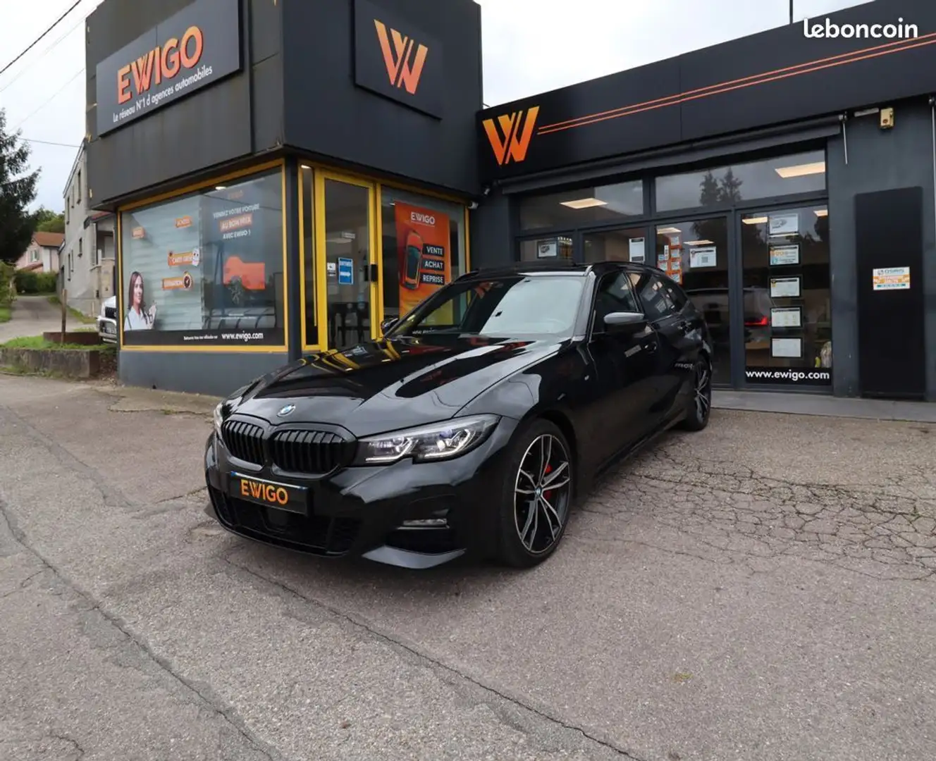BMW 320 Touring 2.0 320 D 190 MHEV HYBRID M SPORT XDRIVE BVA Noir - 1