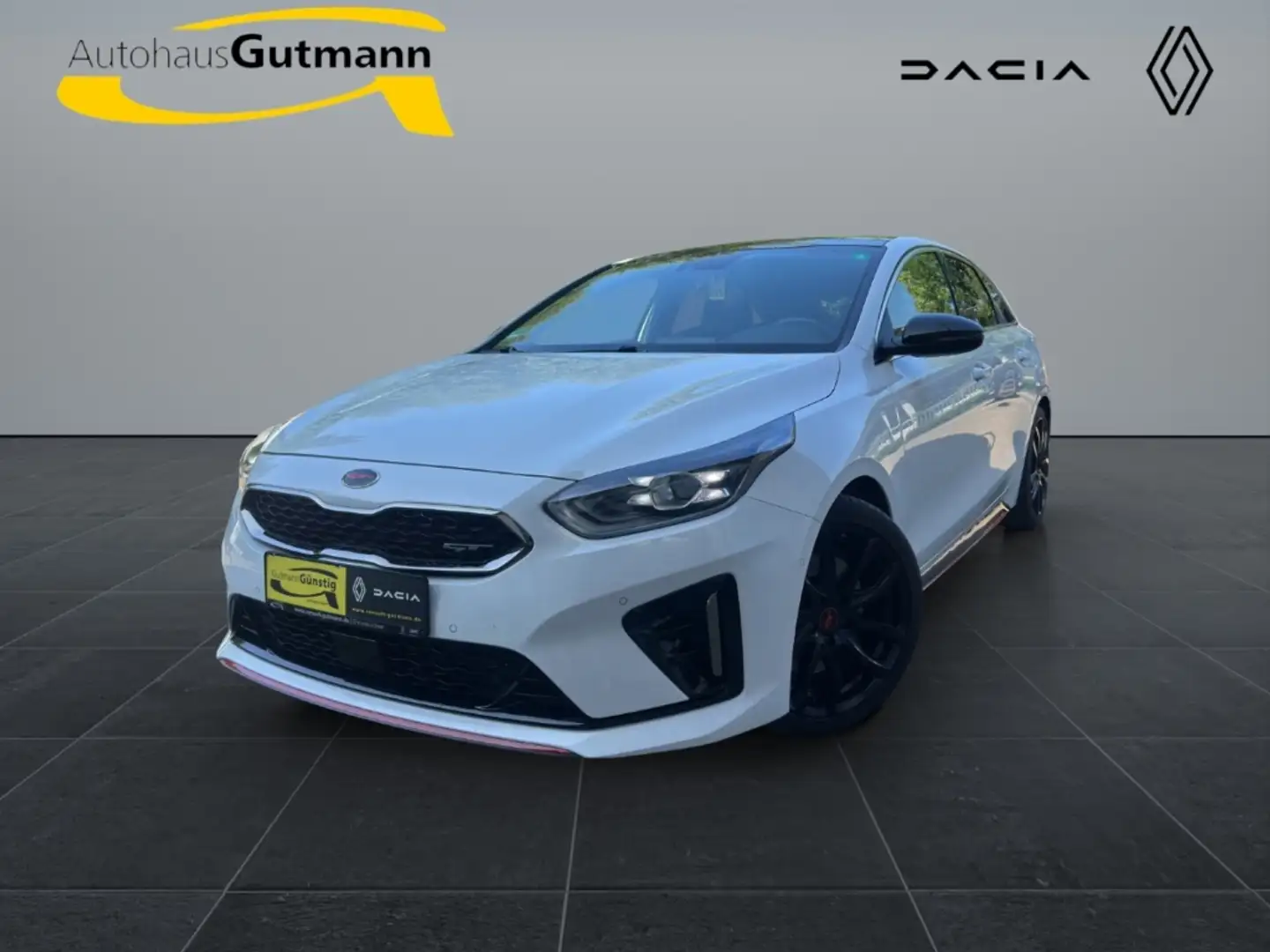 Kia ProCeed / pro_cee'd GT 1.6 T-GDI EU6d-T El. Panodach Navi Leder Digita Weiß - 1