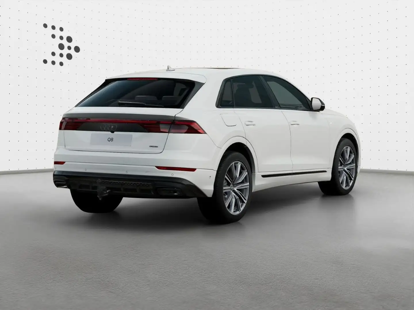 Audi Q8 60 TFSIe S LINE Quattro AHK*Air*Pano*360°*B&O Blanc - 2