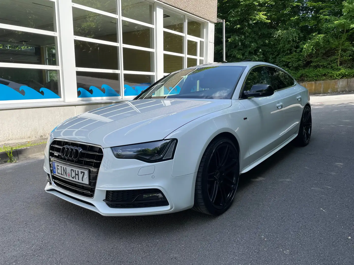 Audi A5 3.0 TDI quattro S-Line ACC/20Zoll/B&O Blanc - 1