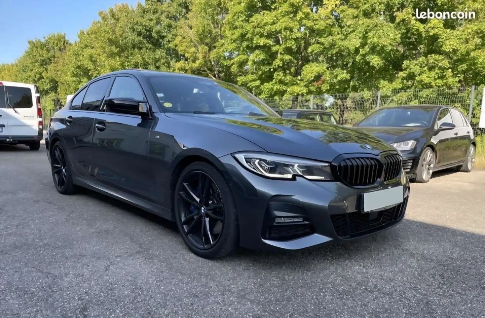 BMW 330 330d 265 ch BVA8 M Sport Feu Laser Gris - 2
