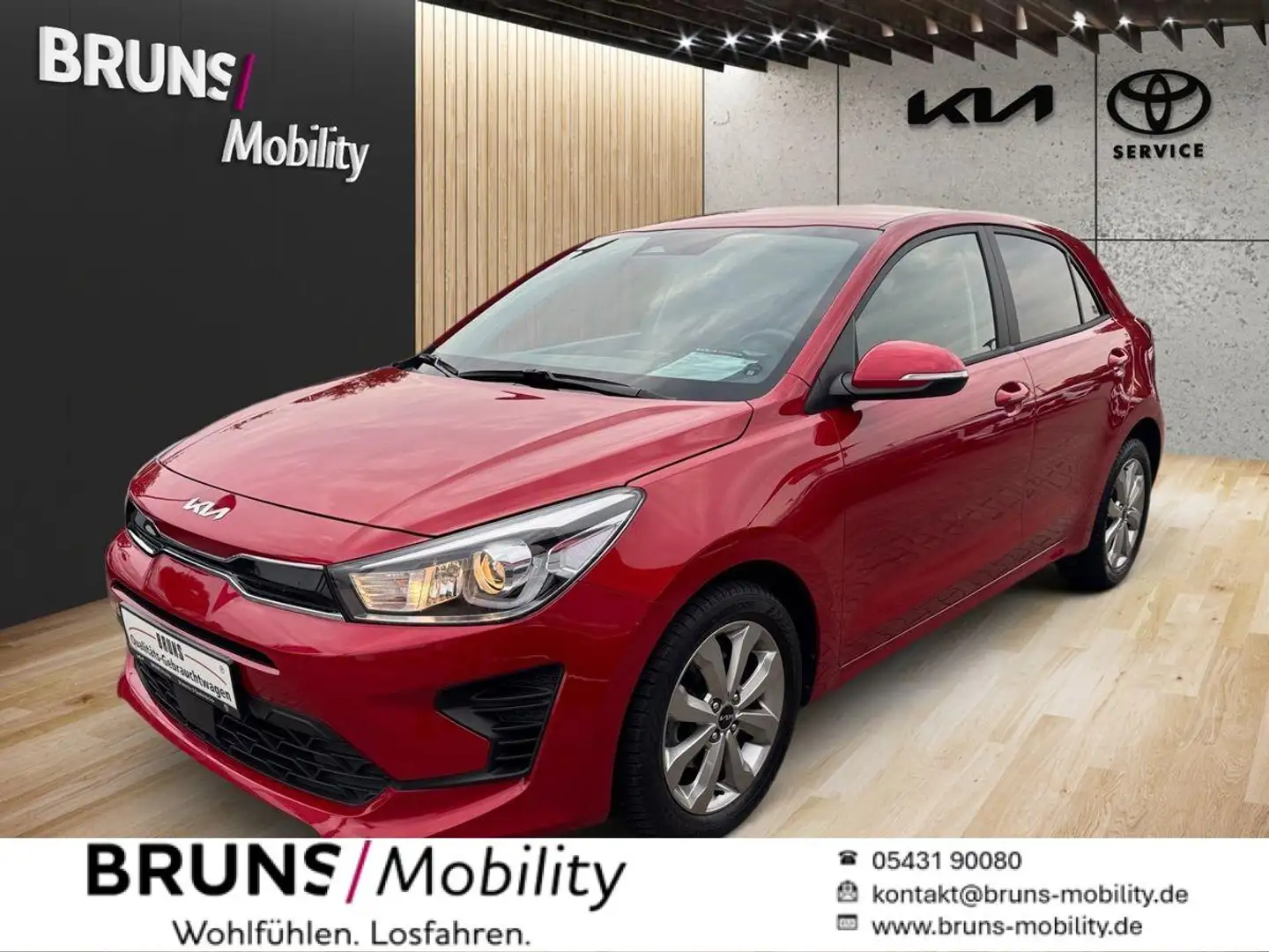 Kia Rio 1.0 T-GDI Vision Rouge - 1