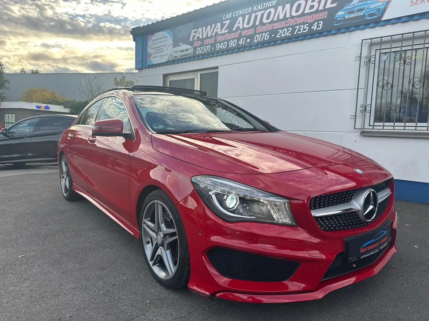Mercedes-Benz CLA 250 AMG-Line *KAM*PANO*LEDER Rouge - 1