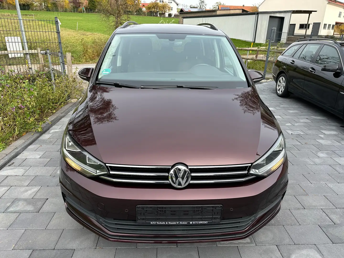 Volkswagen Touran Comfortline AHK Standheizung 7 Sitzer Navi Rot - 2
