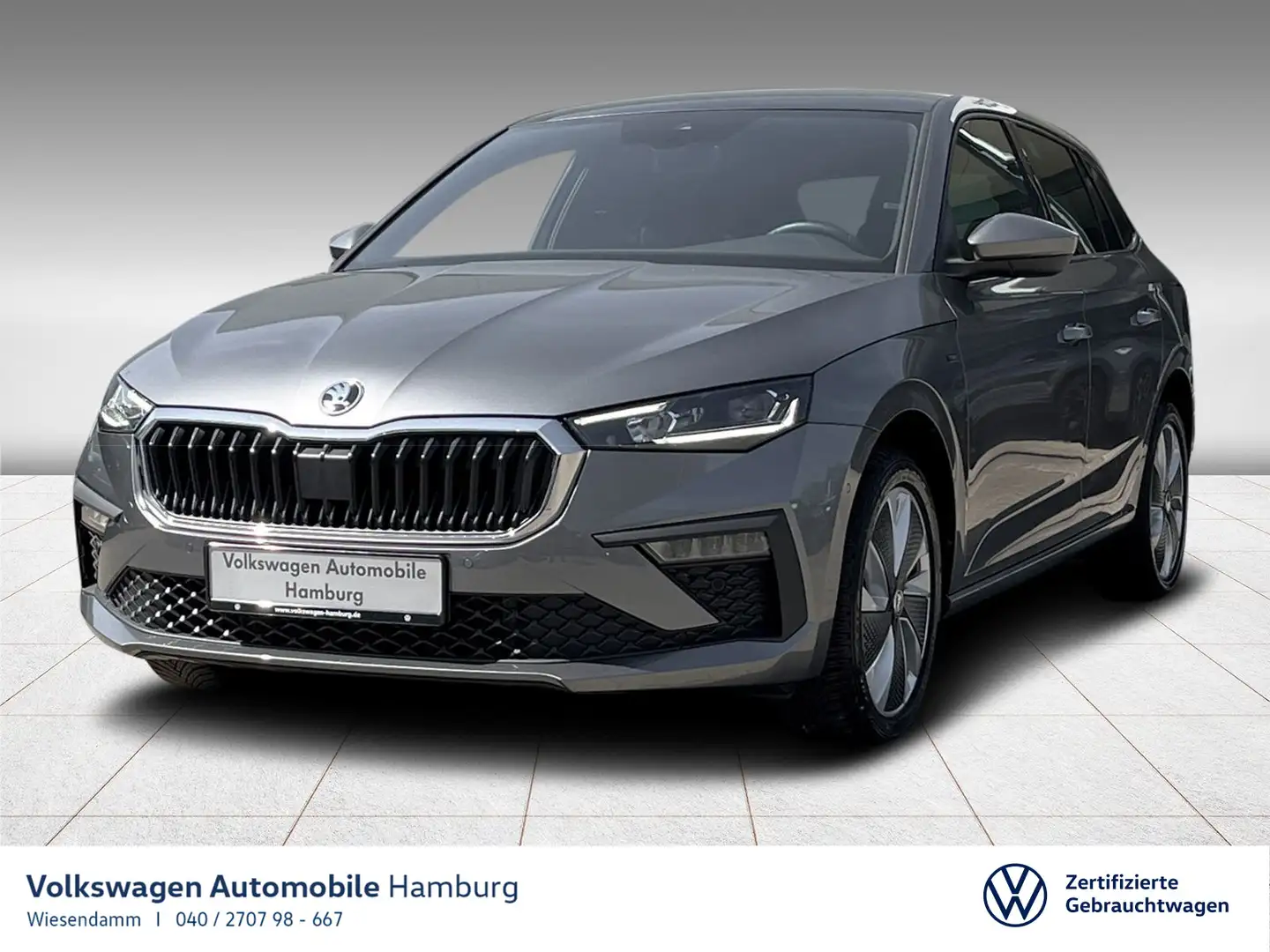 Skoda Scala 1.0 TSI DSG Drive Kamera Klima LED Sitzhzg Grau - 1