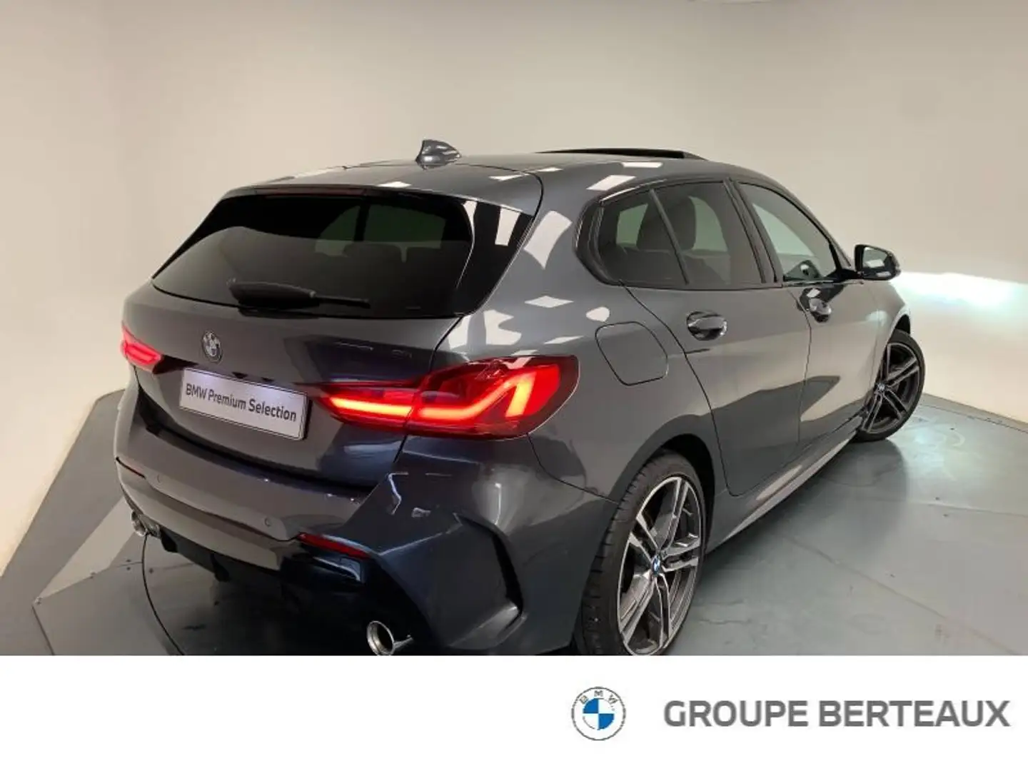 BMW 118 118dA 150ch M Sport 8cv Gris - 2