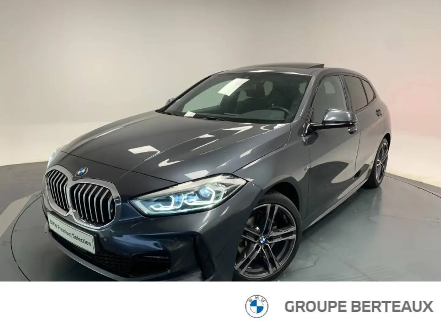 BMW 118 118dA 150ch M Sport 8cv Gris - 1