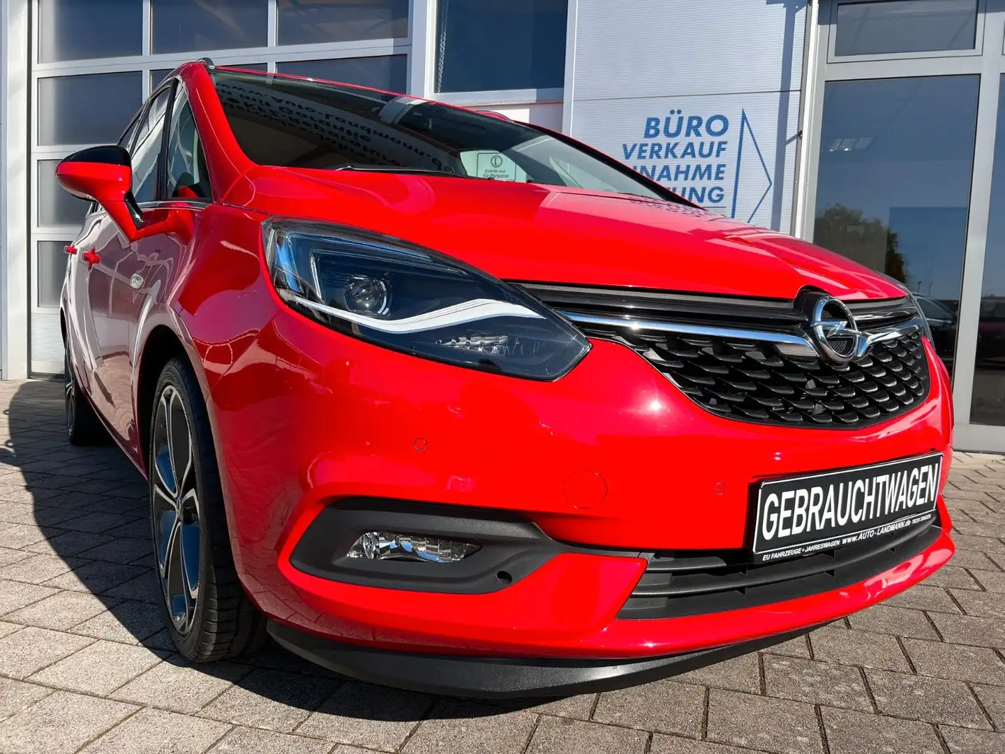 Opel Zafira Tourer 1.6 Turbo 2.HD NAV PDC LED KAM 19" Rojo - 1