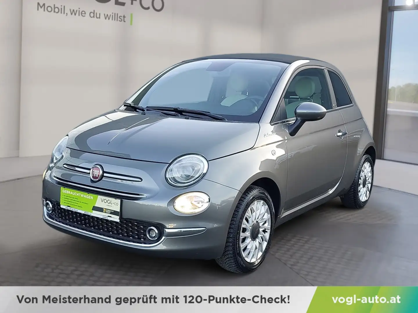 Fiat 500C FireFly Hybrid 70 Dolcevita Grau - 1